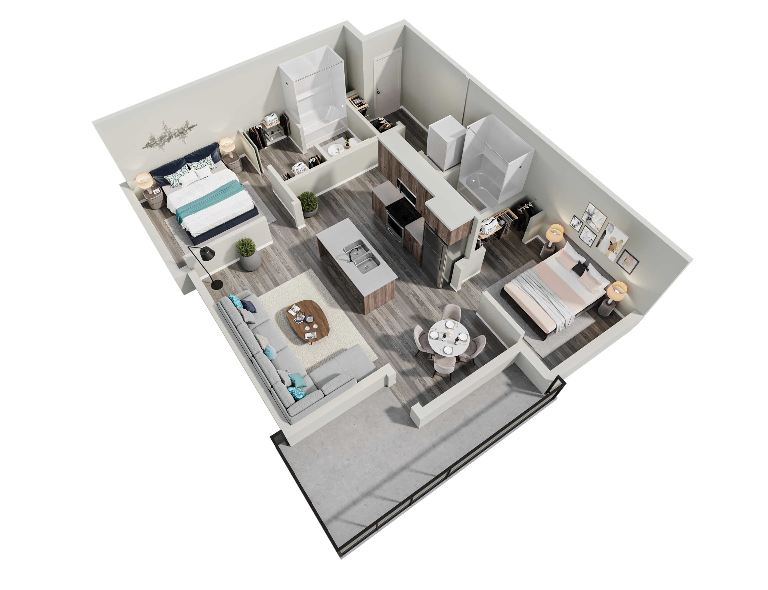 3D-floorplan-UnitC-Waterview-Rental-Apartments