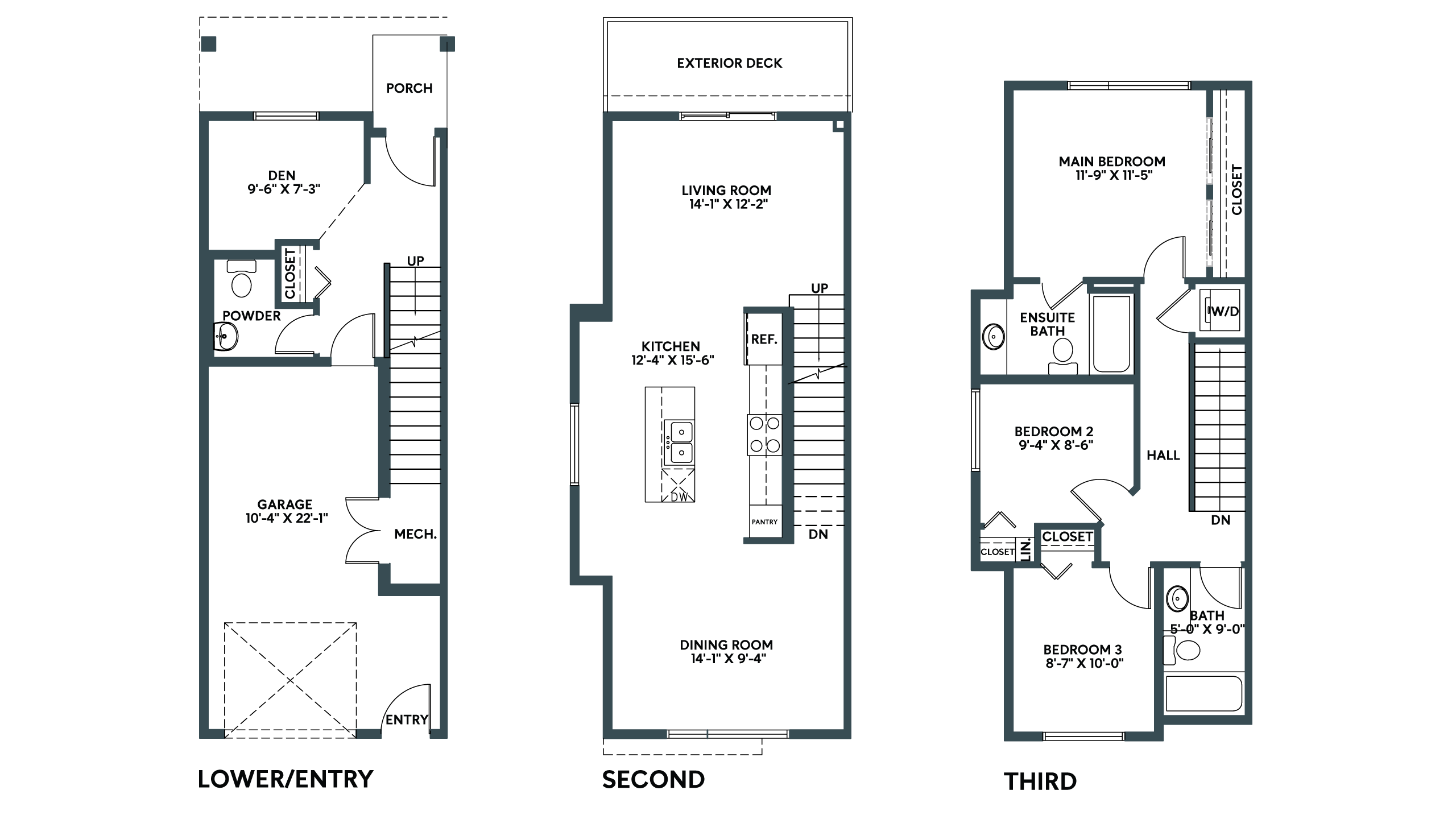 Townhome for Rent in Cochrane - Plan B1