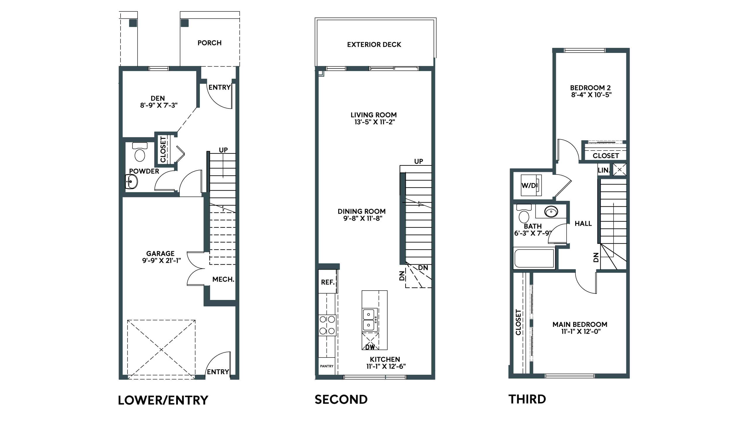 Townhomes for rent in Cochrane - Plan D1