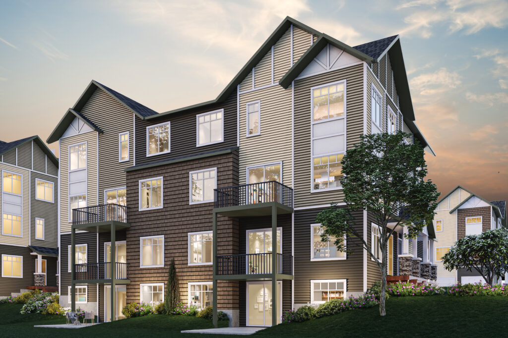 Canals Townhomes in Airdrie - Leven Homes